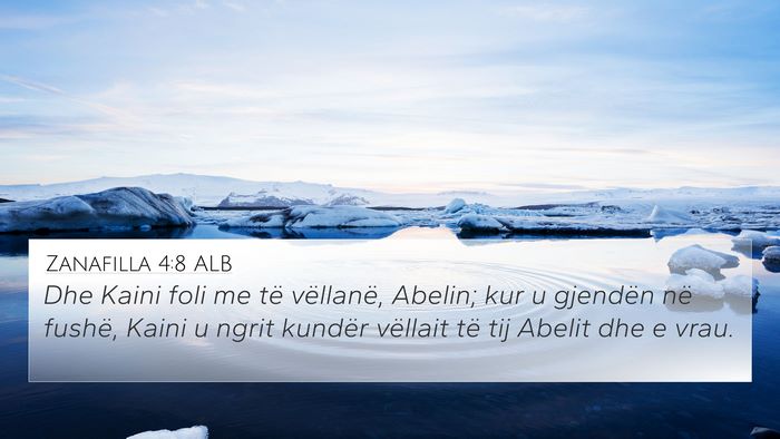 Zanafilla 4:8 ALB Bible Verse Image