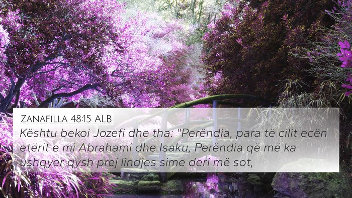 Zanafilla 48:15 ALB Bible Verse Image