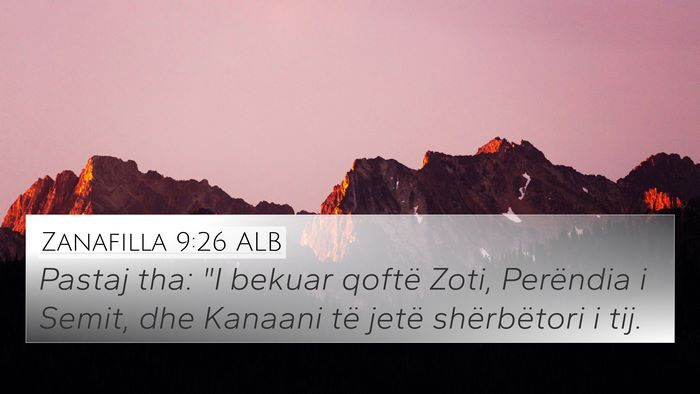Zanafilla 9:26 ALB Bible Verse Image
