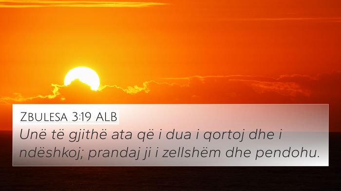 Zbulesa 3:19 ALB Bible Verse Image