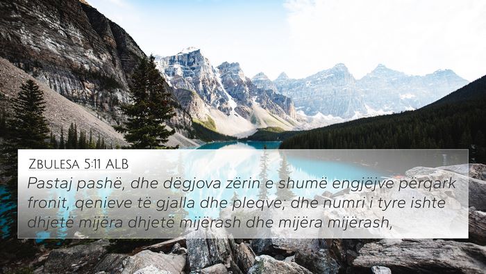 Zbulesa 5:11 ALB Bible Verse Image