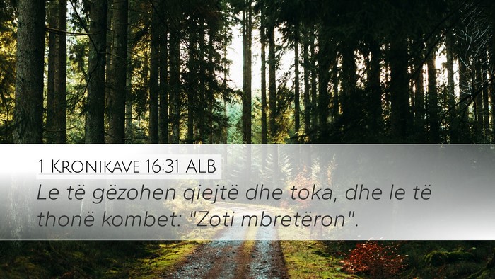 1 Kronikave 16:31 ALB Bible Verse Image