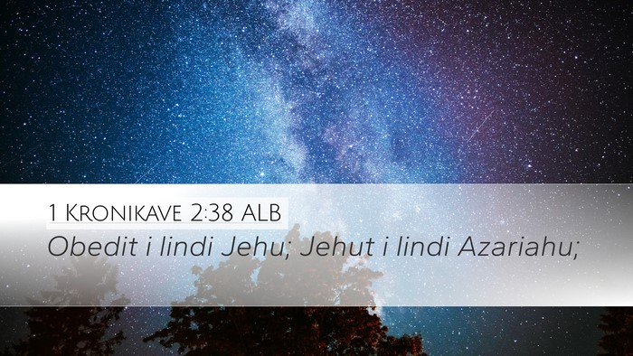 1 Kronikave 2:38 ALB Desktop Wallpaper - Obedit i lindi Jehu; Jehut i lindi - Desktop Bible Verse Wallpaper