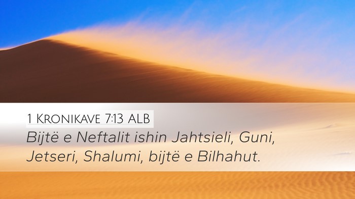 1 Kronikave 7:13 ALB Bible Verse Image
