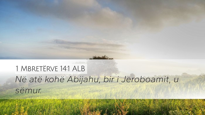 1 Mbretërve 14:1 ALB Bible Verse Image