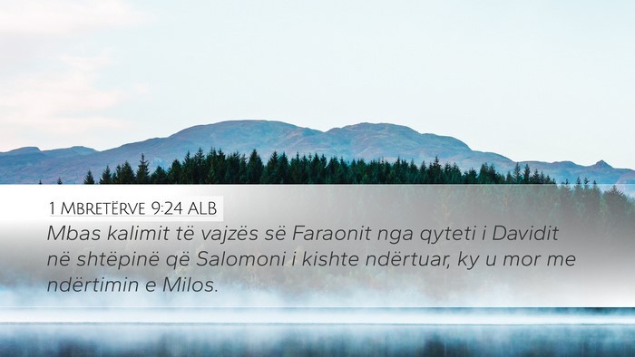 1 Mbretërve 9:24 ALB Bible Verse Image