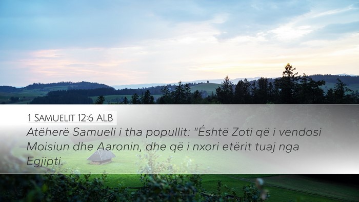 1 Samuelit 12:6 ALB Bible Verse Image