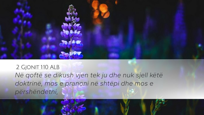 2 Gjonit 1:10 ALB Bible Verse Image