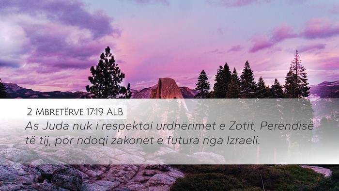 2 Mbretërve 17:19 ALB Bible Verse Image