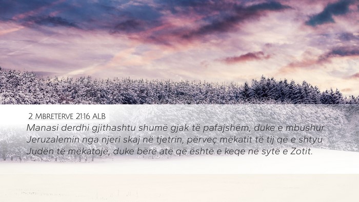 2 Mbretërve 21:16 ALB Bible Verse Image