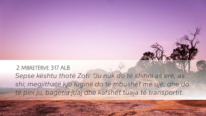 2 Mbretërve 3:17 ALB Desktop Wallpaper - Sepse kështu thotë Zoti: 