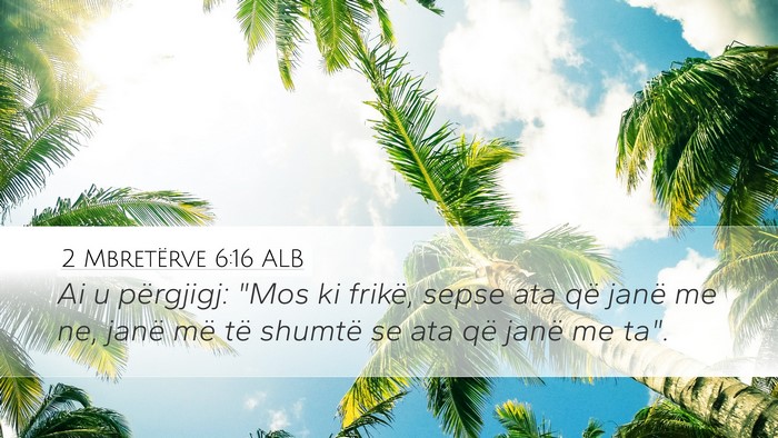 2 Mbretërve 6:16 ALB Bible Verse Image