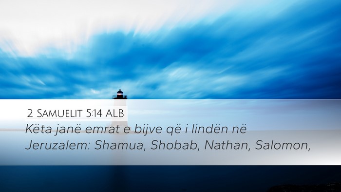 2 Samuelit 5:14 ALB Bible Verse Image