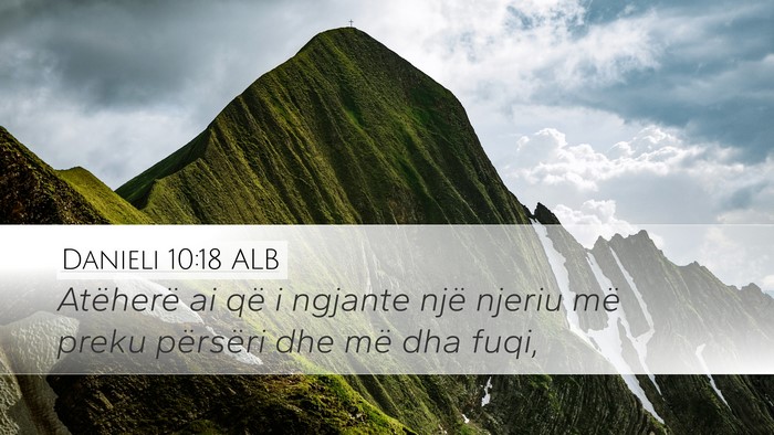 Danieli 10:18 ALB Bible Verse Image