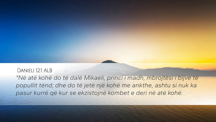Danieli 12:1 ALB Bible Verse Image