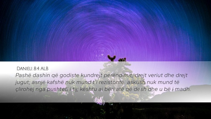 Danieli 8:4 ALB Bible Verse Image