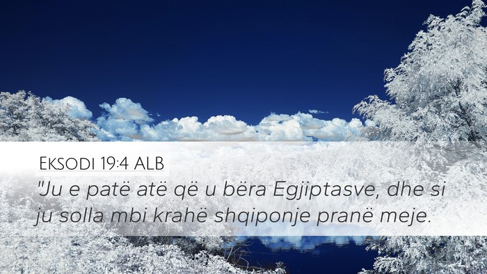 Eksodi 19:4 ALB Bible Verse Image
