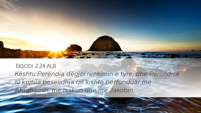 Eksodi 2:24 ALB Bible Verse Image