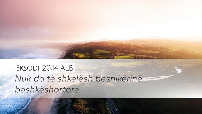 Eksodi 20:14 ALB Bible Verse Image