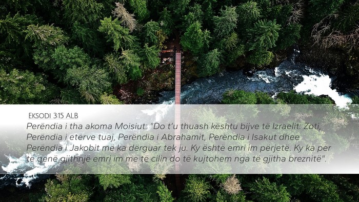 Eksodi 3:15 ALB Bible Verse Image
