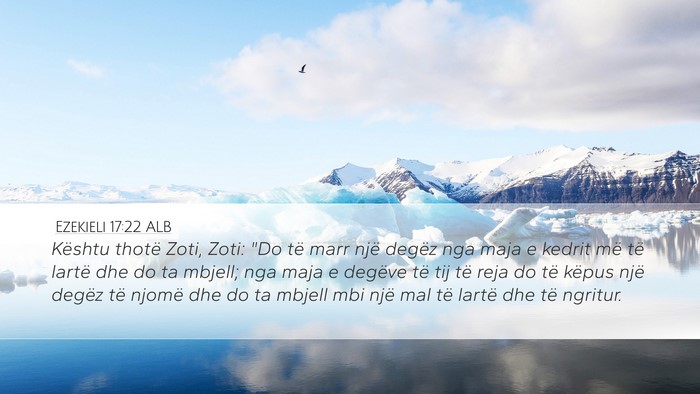 Ezekieli 17:22 ALB Bible Verse Image