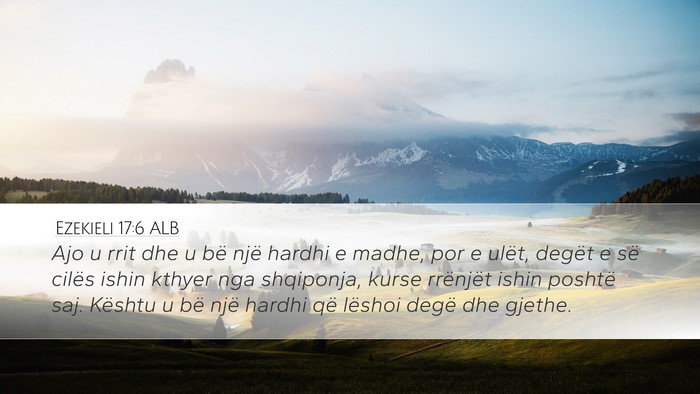 Ezekieli 17:6 ALB Bible Verse Image