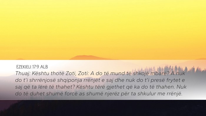 Ezekieli 17:9 ALB Bible Verse Image