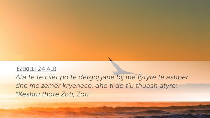Ezekieli 2:4 ALB Bible Verse Image