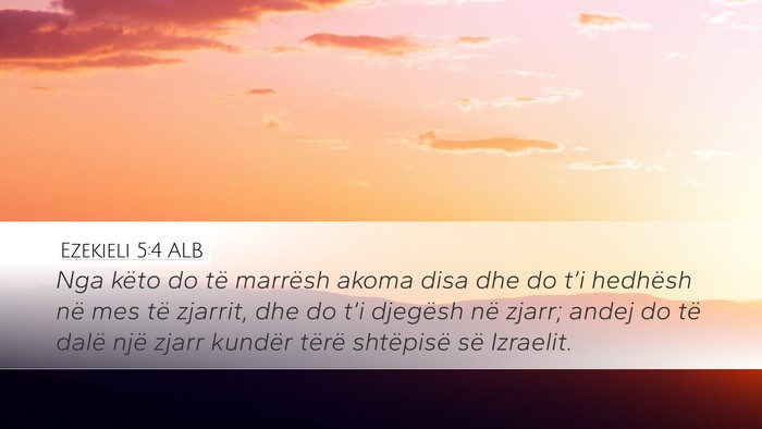 Ezekieli 5:4 ALB Bible Verse Image