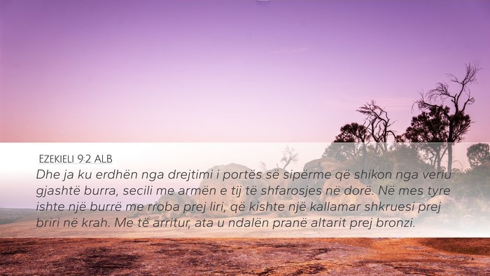 Ezekieli 9:2 ALB Bible Verse Image