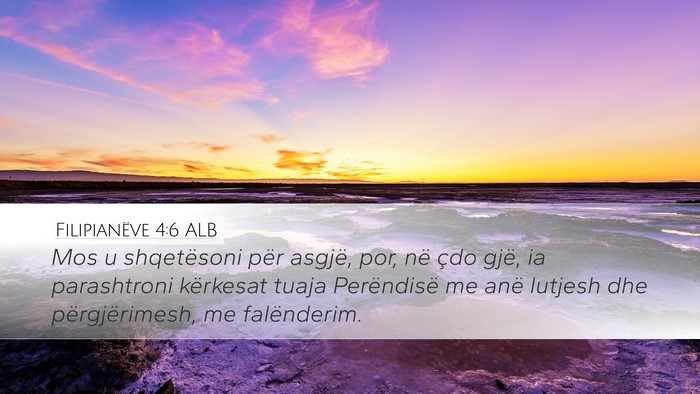 Filipianëve 4:6 ALB Bible Verse Image