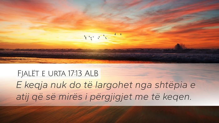 Fjalët e urta 17:13 ALB Bible Verse Image