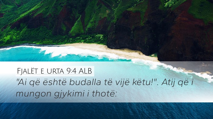 Fjalët e urta 9:4 ALB Bible Verse Image