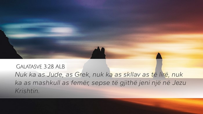 Galatasve 3:28 ALB Bible Verse Image