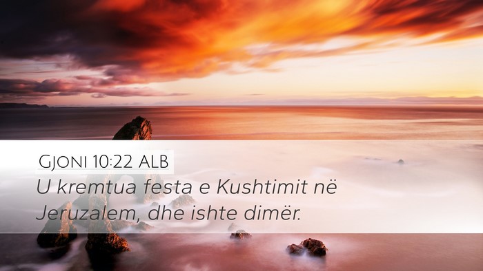 Gjoni 10:22 ALB Bible Verse Image