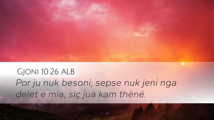Gjoni 10:26 ALB Bible Verse Image