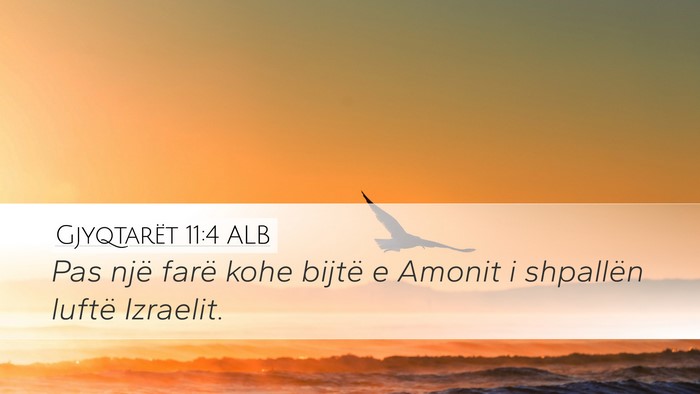 Gjyqtarët 11:4 ALB Bible Verse Image