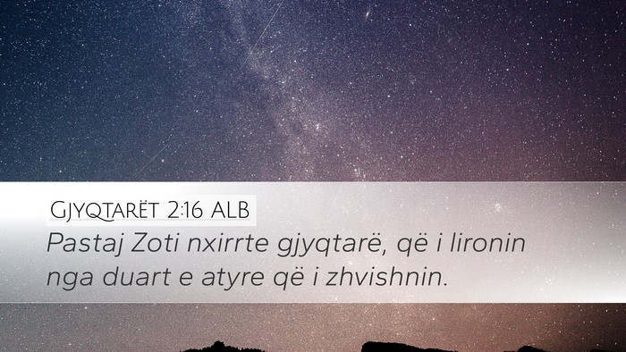 Gjyqtarët 2:16 ALB Bible Verse Image