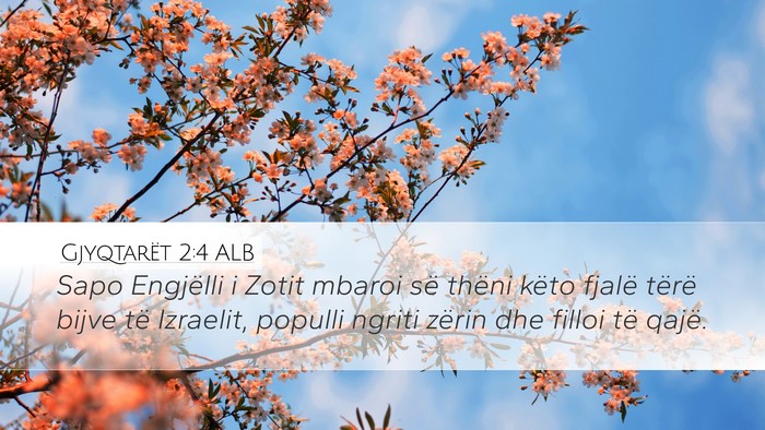 Gjyqtarët 2:4 ALB Bible Verse Image