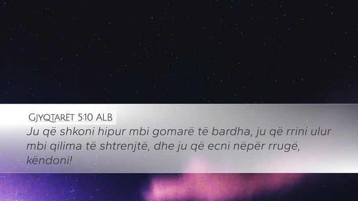 Gjyqtarët 5:10 ALB Bible Verse Image