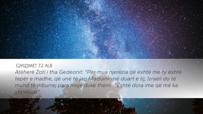 Gjyqtarët 7:2 ALB Bible Verse Image