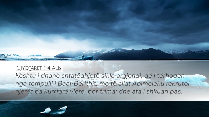 Gjyqtarët 9:4 ALB Bible Verse Image
