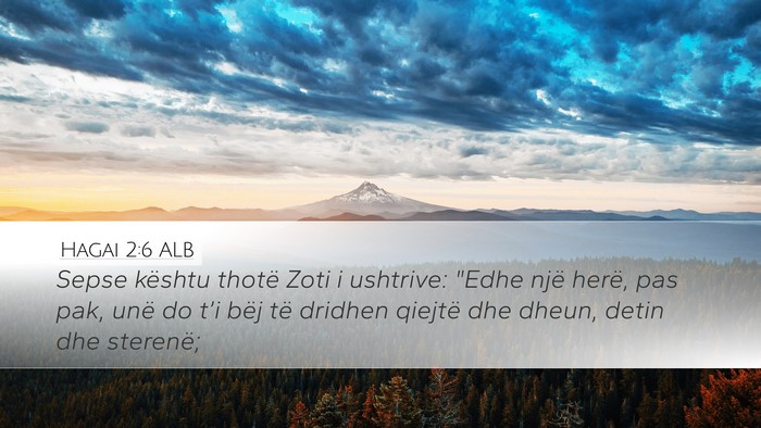 Hagai 2:6 ALB Bible Verse Image