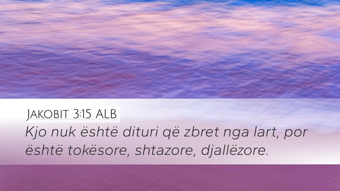 Jakobit 3:15 ALB Bible Verse Image
