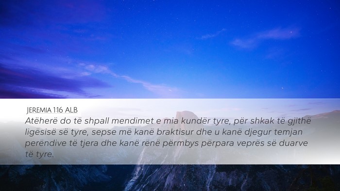 Jeremia 1:16 ALB Bible Verse Image