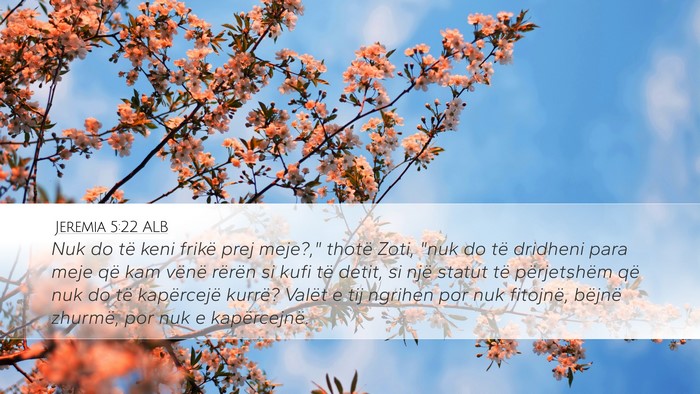 Jeremia 5:22 ALB Bible Verse Image
