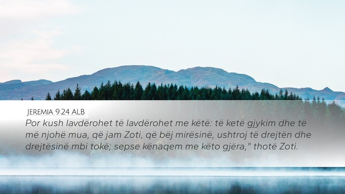 Jeremia 9:24 ALB Bible Verse Image