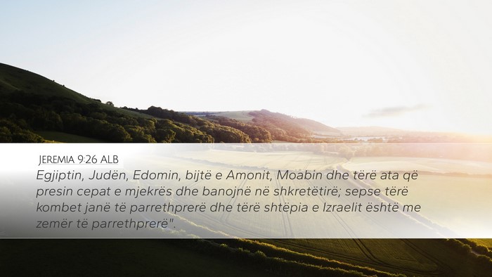 Jeremia 9:26 ALB Bible Verse Image