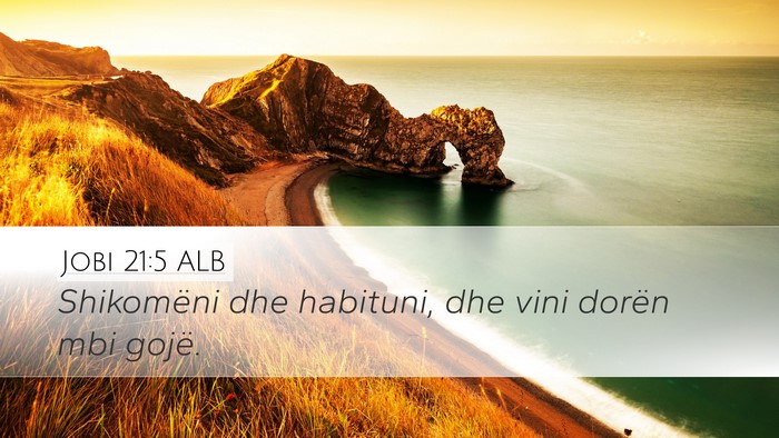 Jobi 21:5 ALB Bible Verse Image