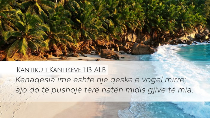 Kantiku i Kantikëve 1:13 ALB Bible Verse Image